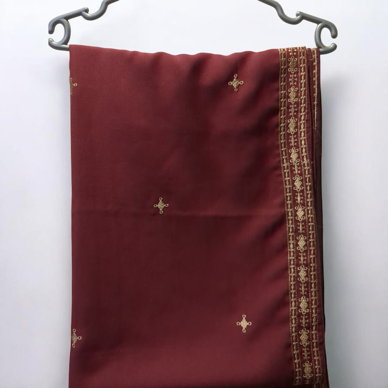 Premium Embroidered Swiss Shawl | Soft & Elegant