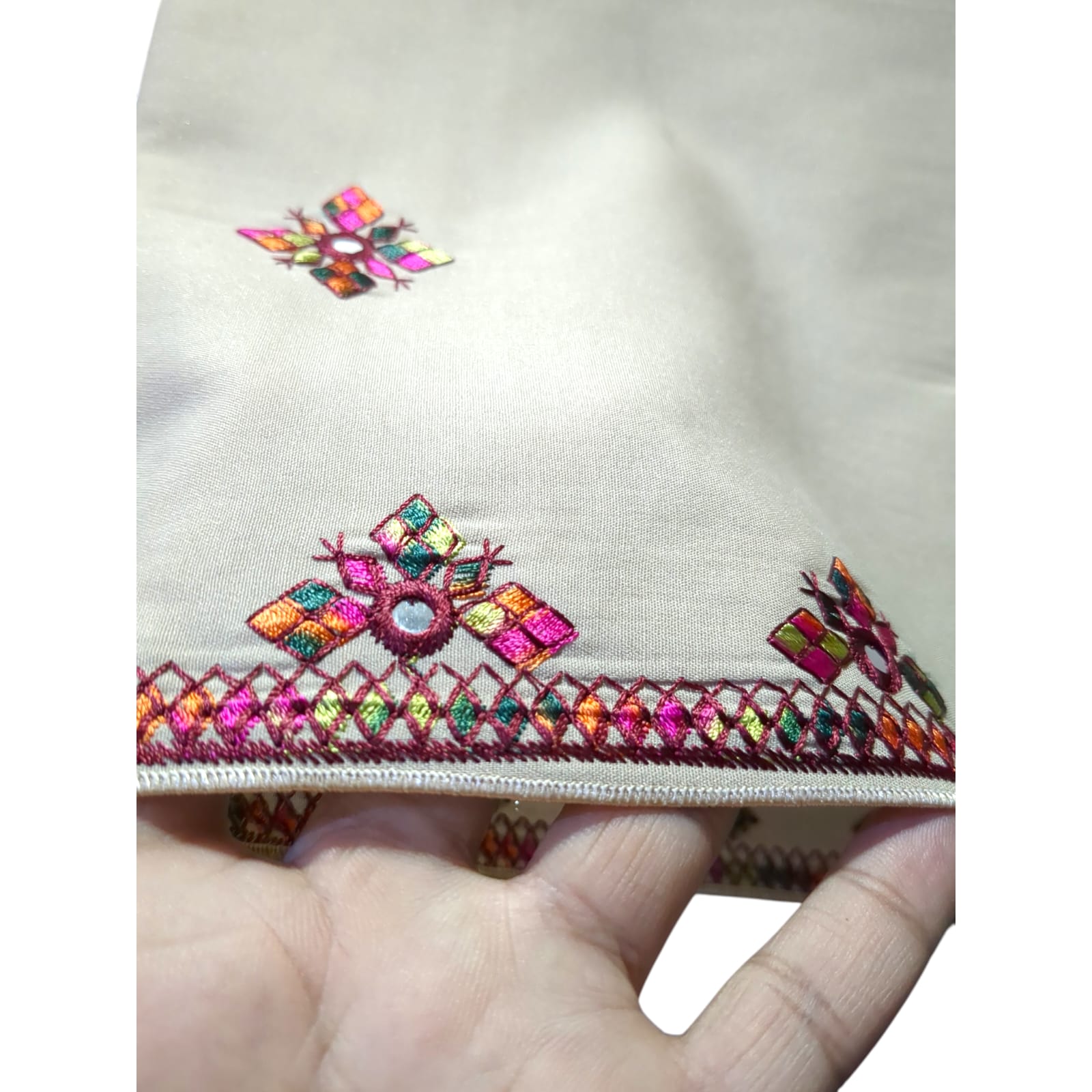 Premium Embroidered Swiss Shawl | Soft & Elegant