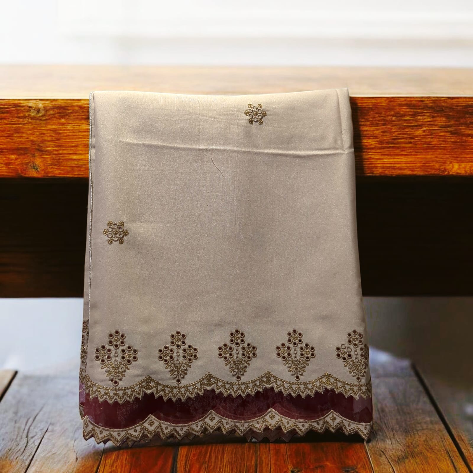 Premium Embroidered Swiss Shawl | Soft & Elegant