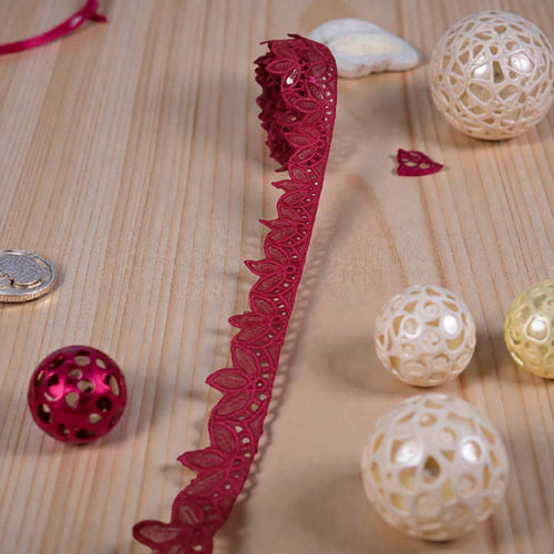 Luxury Embroidery  Dupatta Patti Lace with Sequence | 8.5 Yard