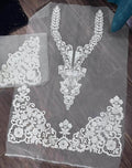 Trending Neckline With Borders and Bunches